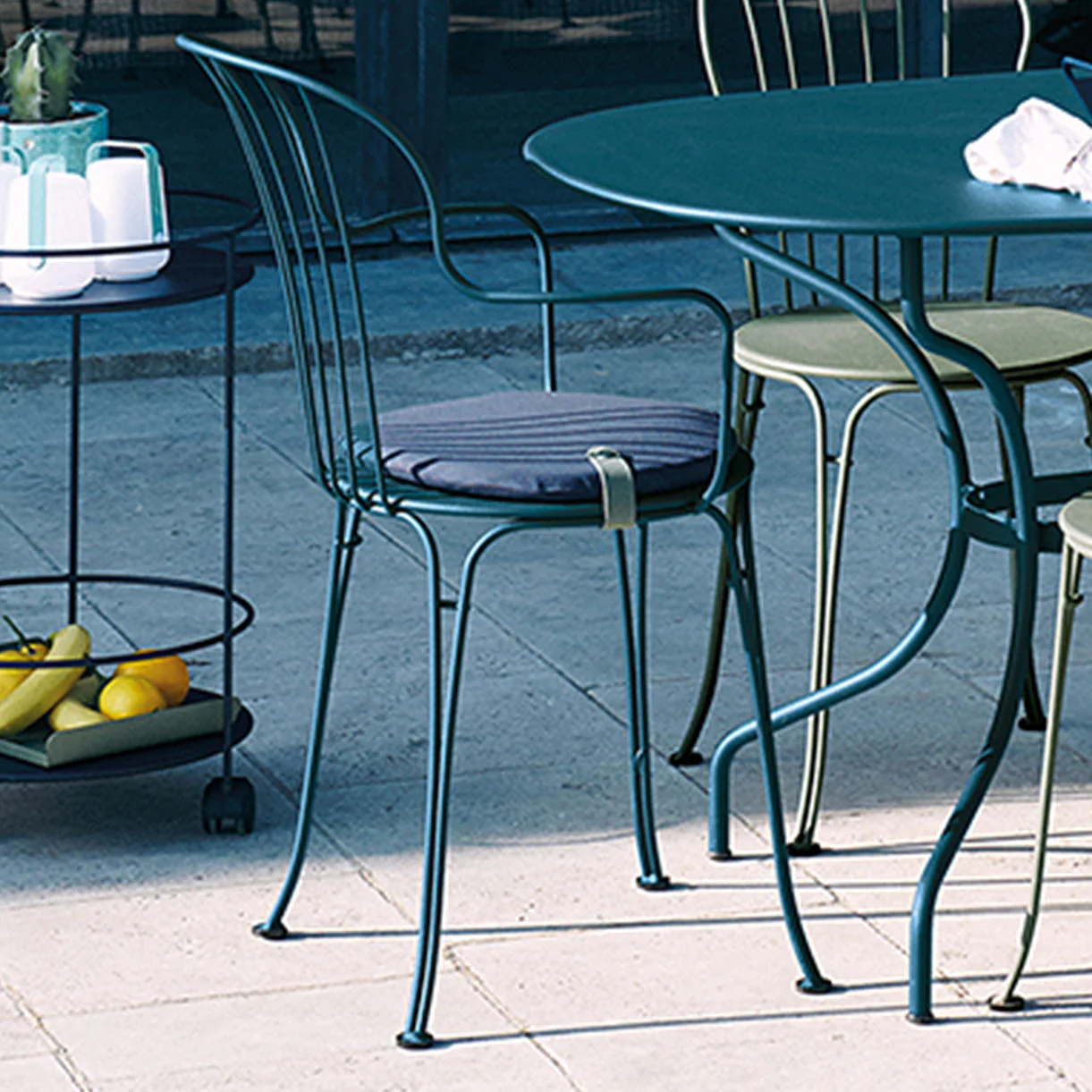 Colour Mix Round Outdoor Seat Cushion