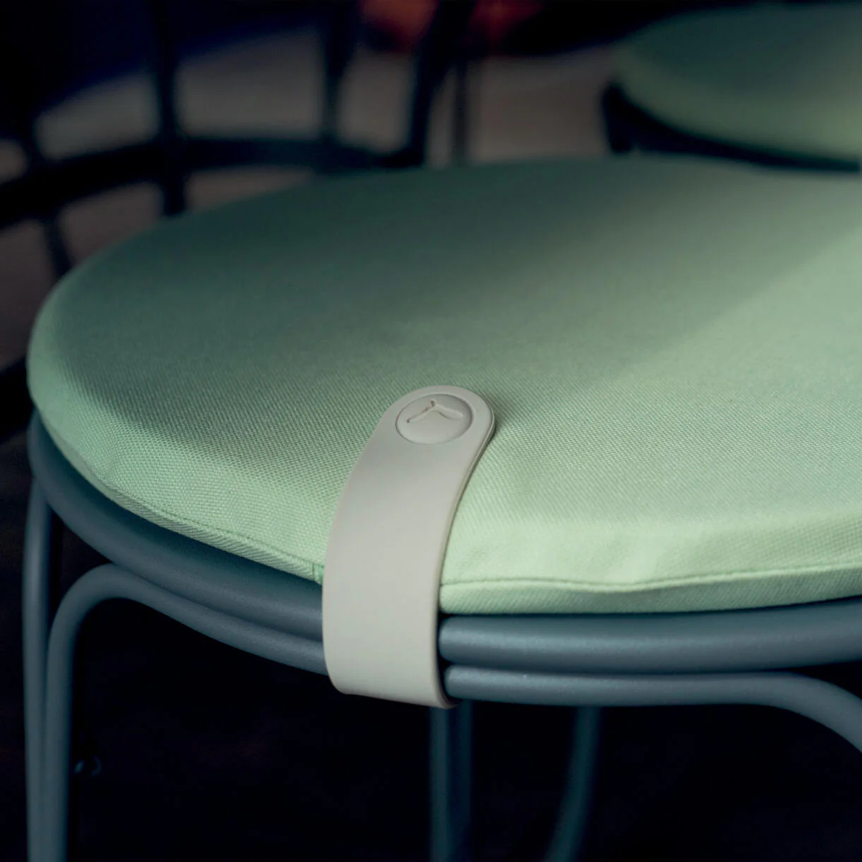 Colour Mix Round Outdoor Seat Cushion - Image 2