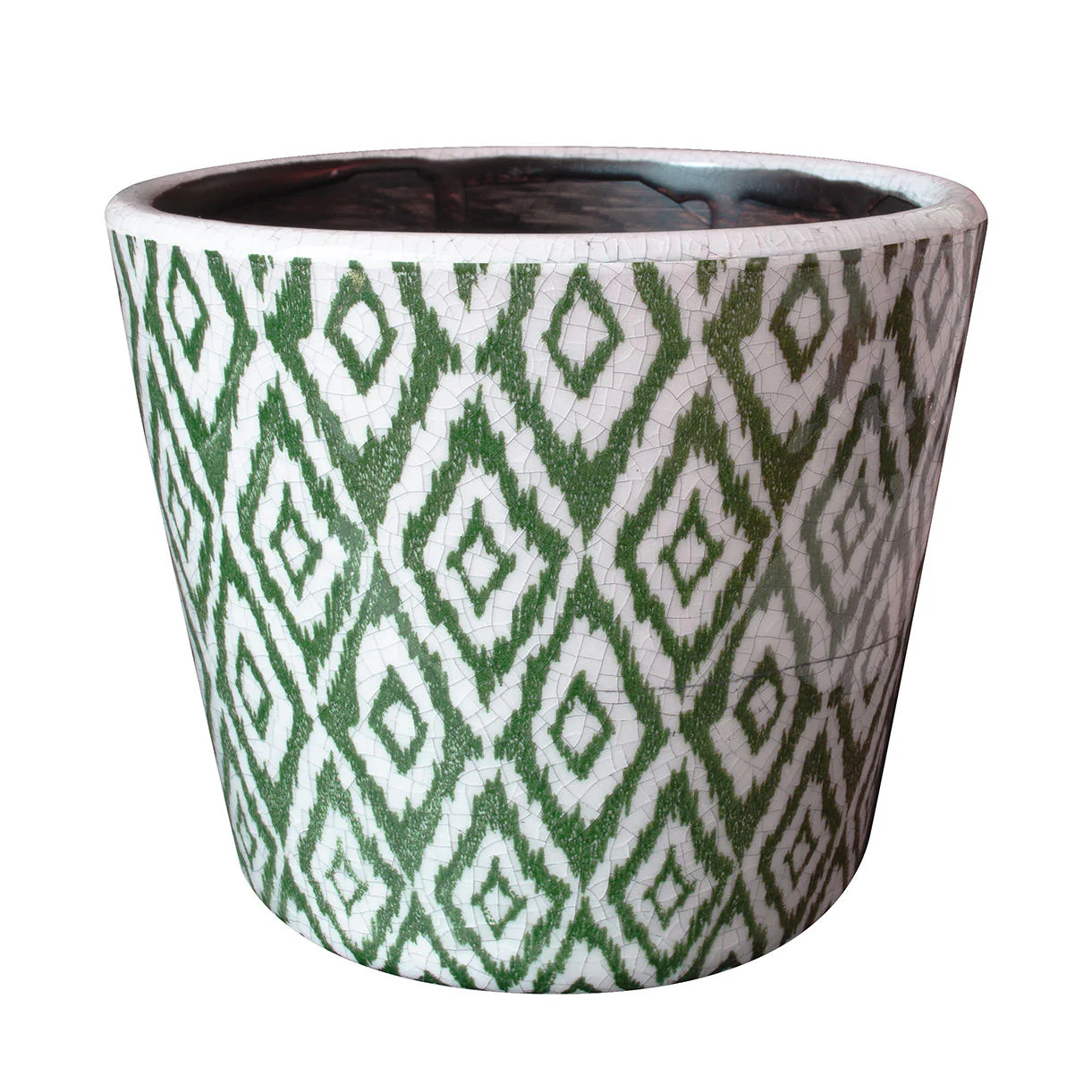 Aged Jardin Green Plant Pots - Image 7
