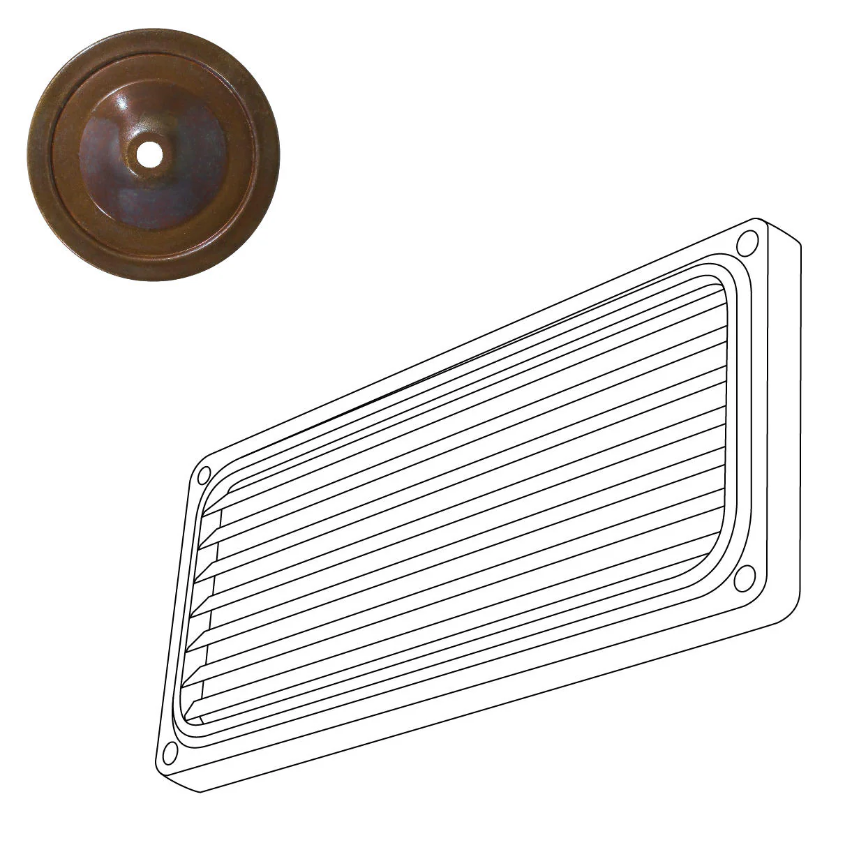 Agher Outdoor Recessed Wall Light - Image 5