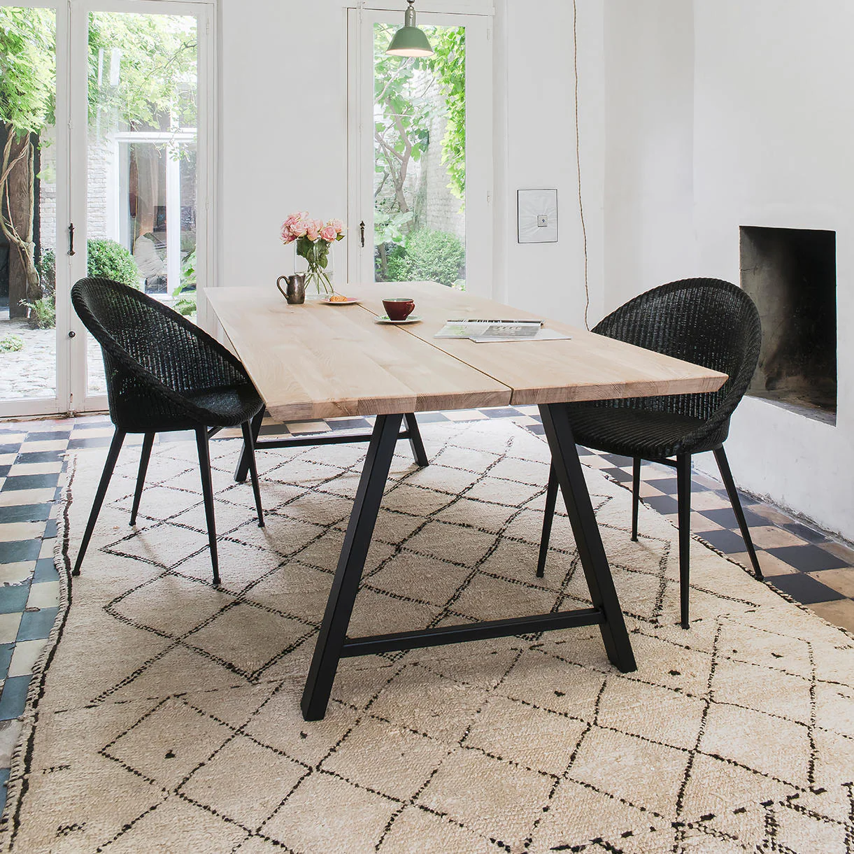 Albert A Frame Indoor Dining Table - Image 3