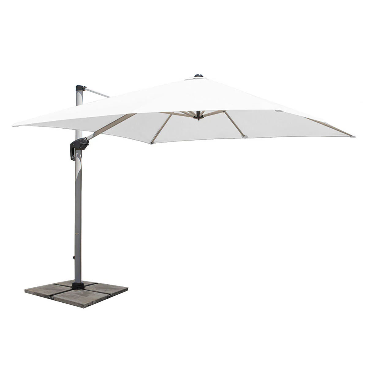 Aluminium Framed Cantilever Square Parasols and Base - Image 23