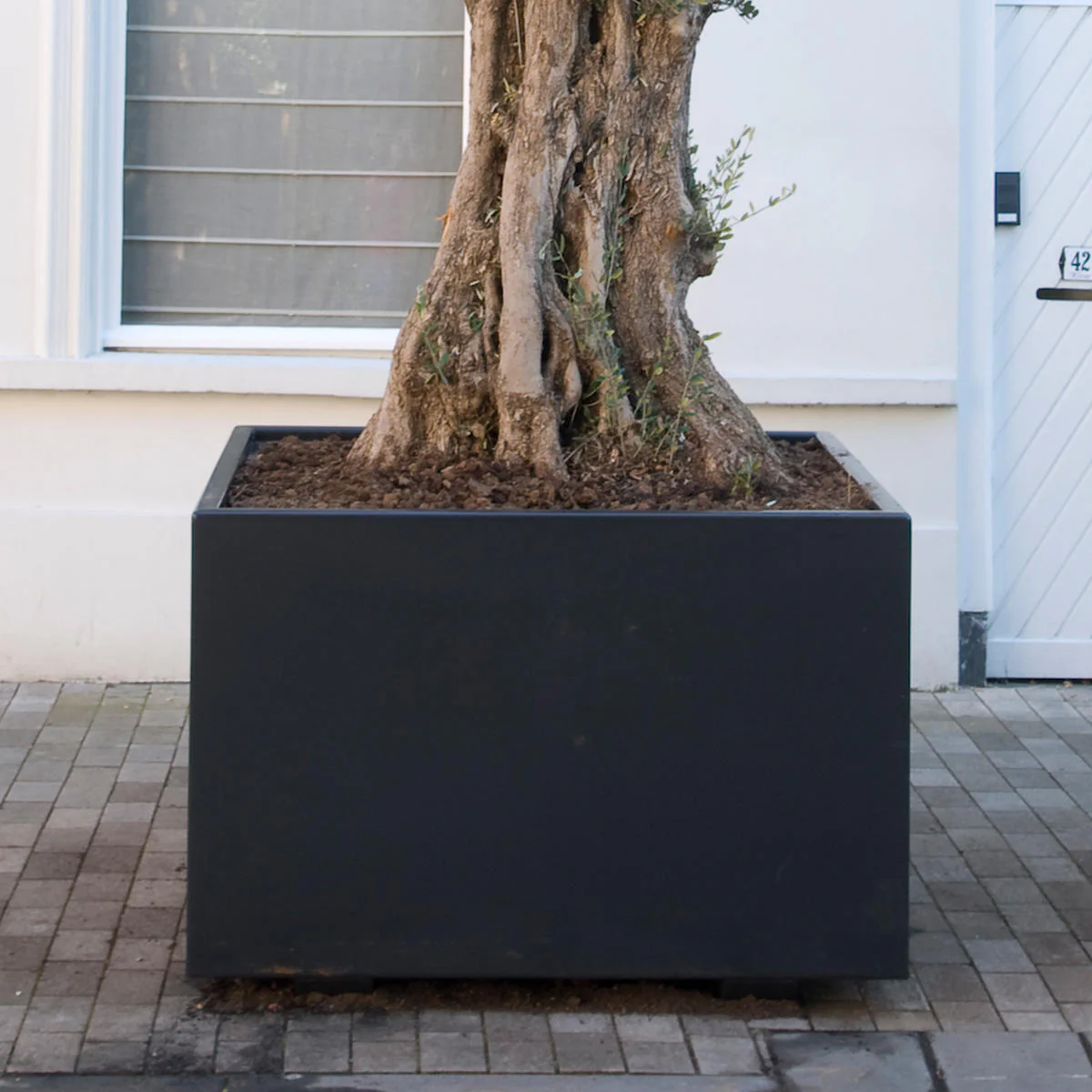 Aluminium Box Cubed Garden Planters