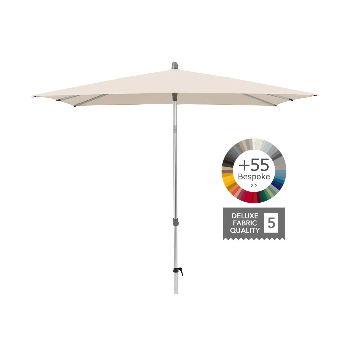 AluSmart Rectangular Centre Pole Parasols - Image 9