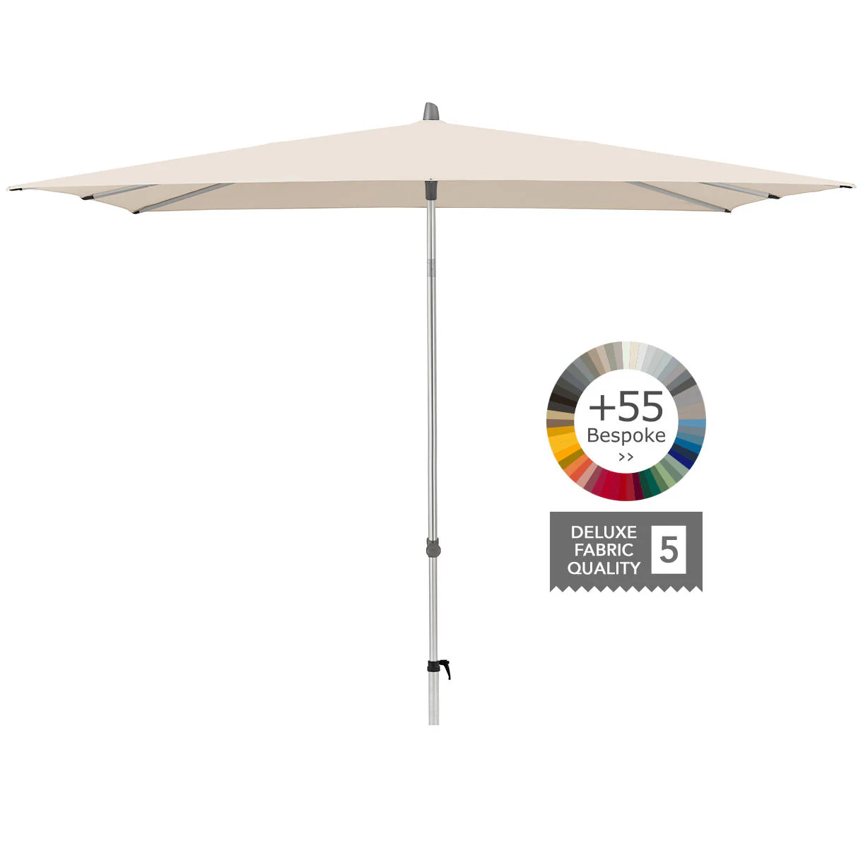 AluSmart Square Centre Pole Parasols - Image 10