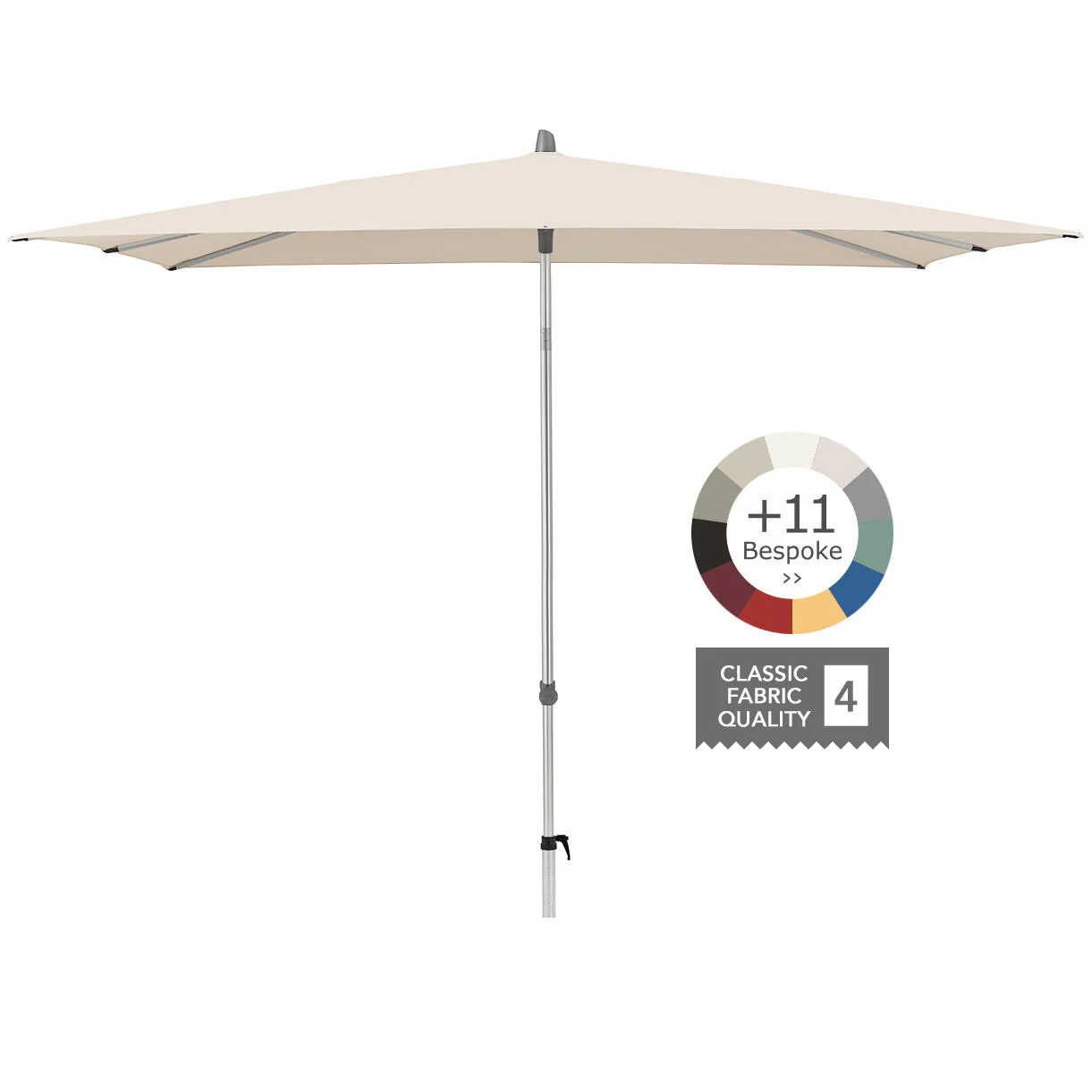 AluSmart Square Centre Pole Parasols - Image 9