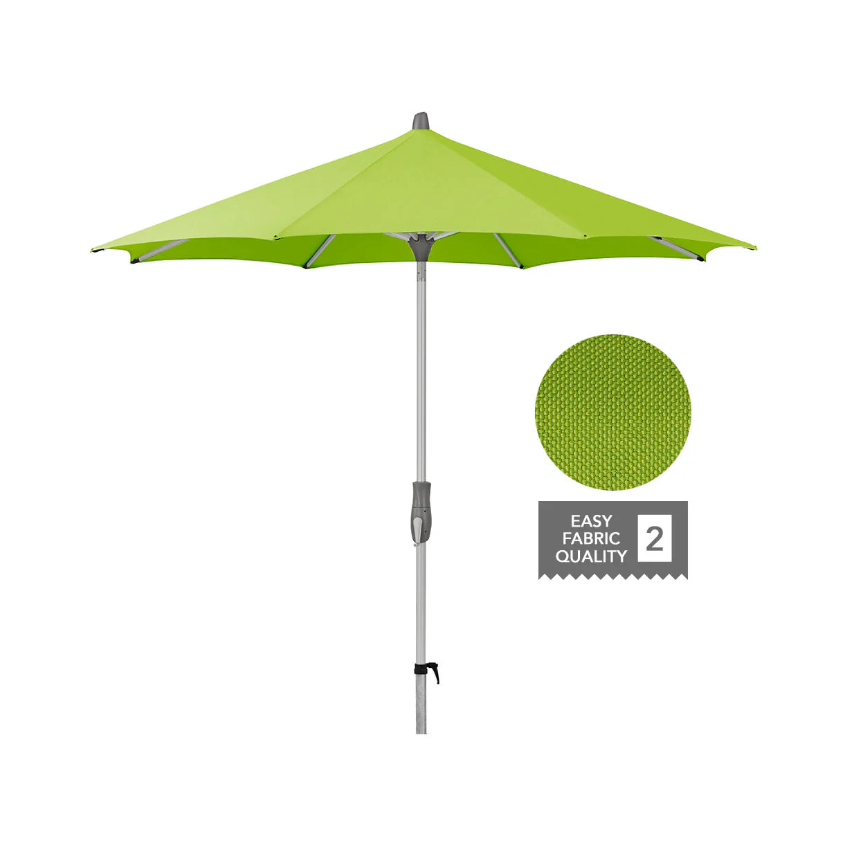 AluTwist Round Centre Pole Parasols - Image 10