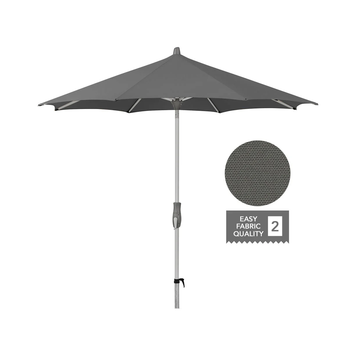 AluTwist Round Centre Pole Parasols - Image 11