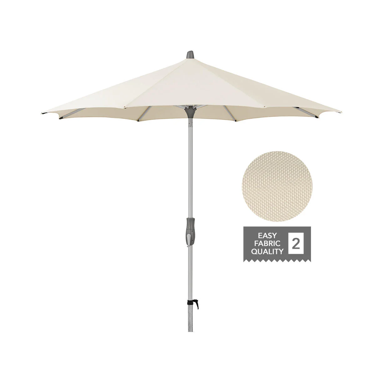 AluTwist Round Centre Pole Parasols - Image 12