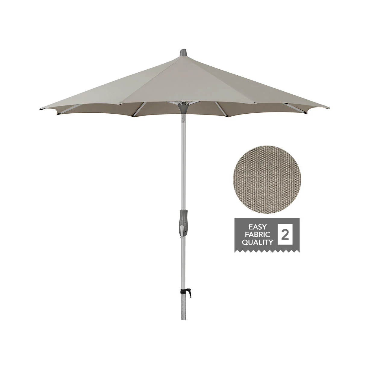 AluTwist Round Centre Pole Parasols - Image 13