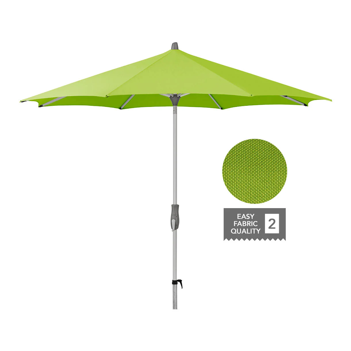 AluTwist Round Centre Pole Parasols - Image 15