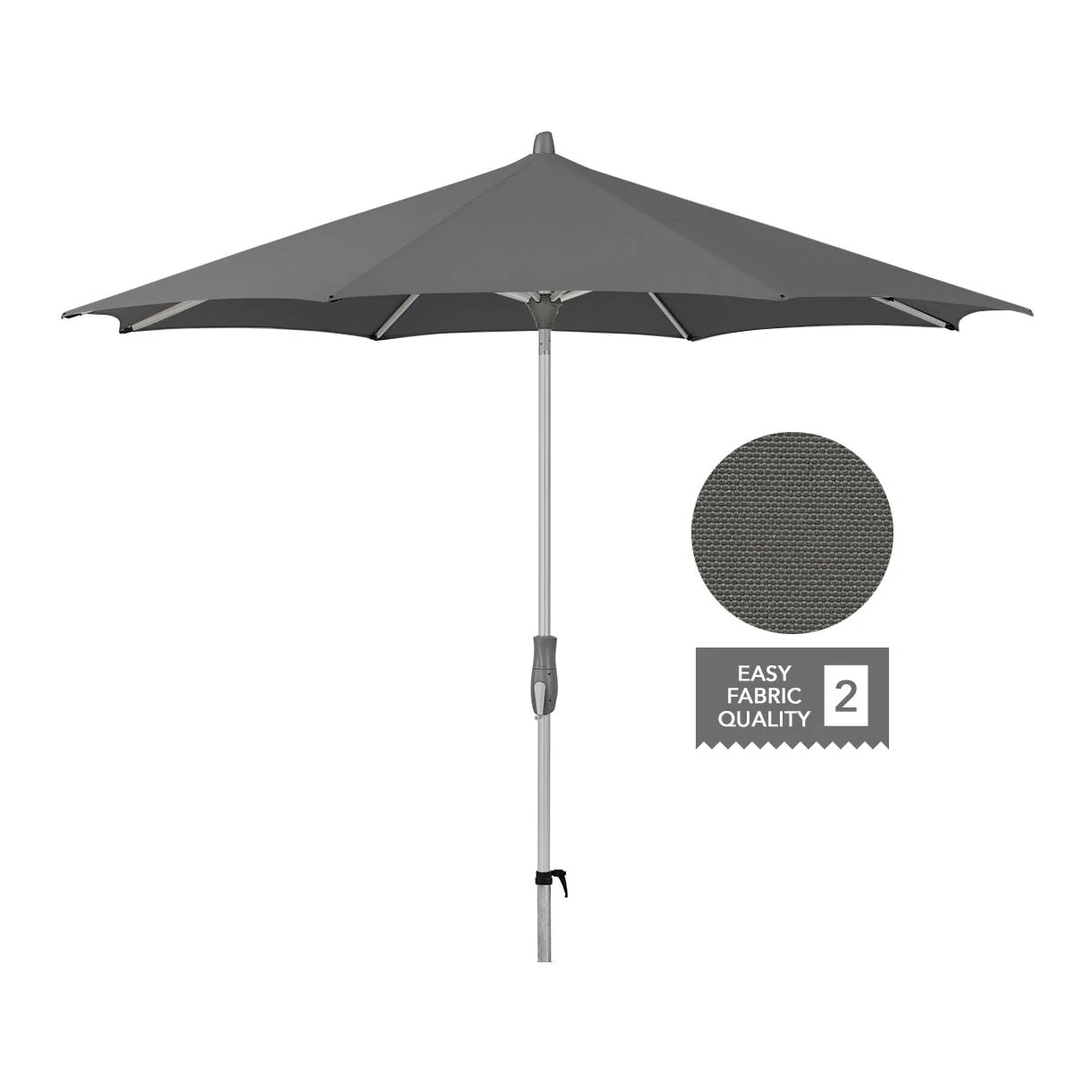 AluTwist Round Centre Pole Parasols - Image 16