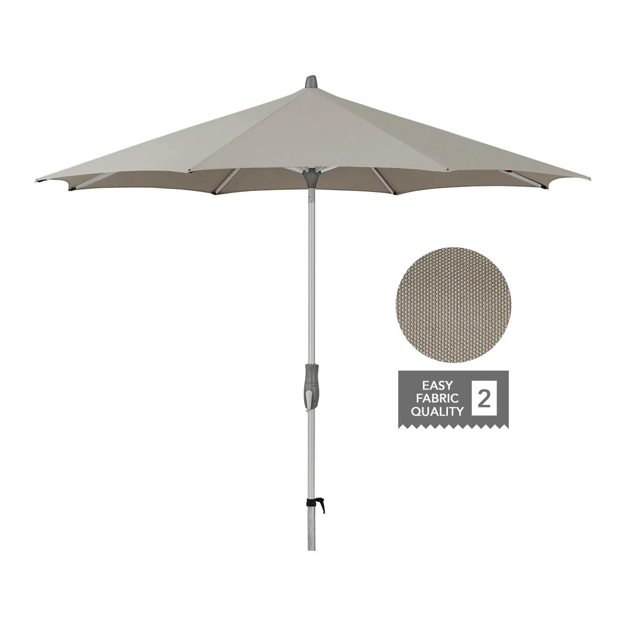AluTwist Round Centre Pole Parasols - Image 18