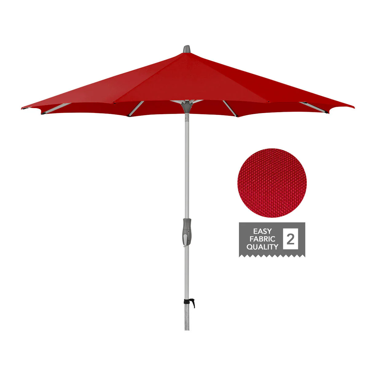 AluTwist Round Centre Pole Parasols - Image 19