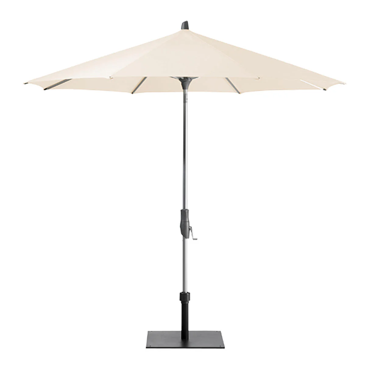 AluTwist Round Centre Pole Parasols - Image 2