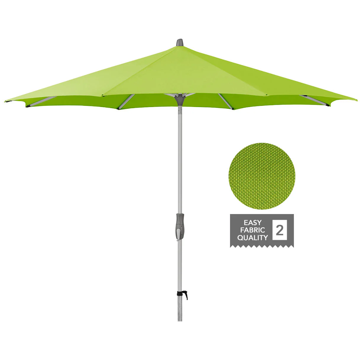 AluTwist Round Centre Pole Parasols - Image 20