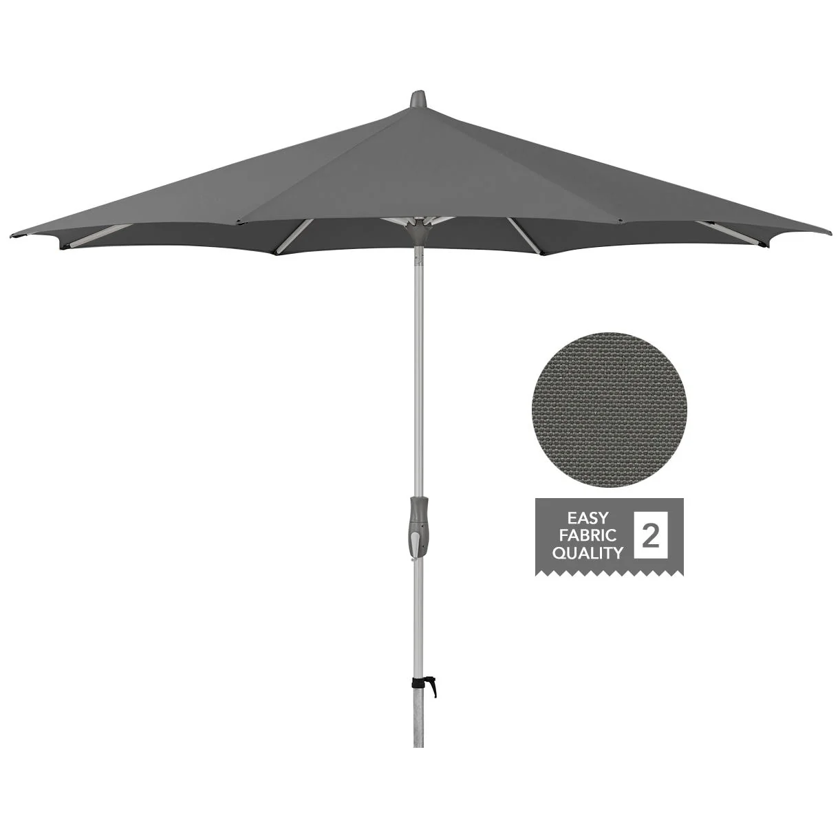 AluTwist Round Centre Pole Parasols - Image 21