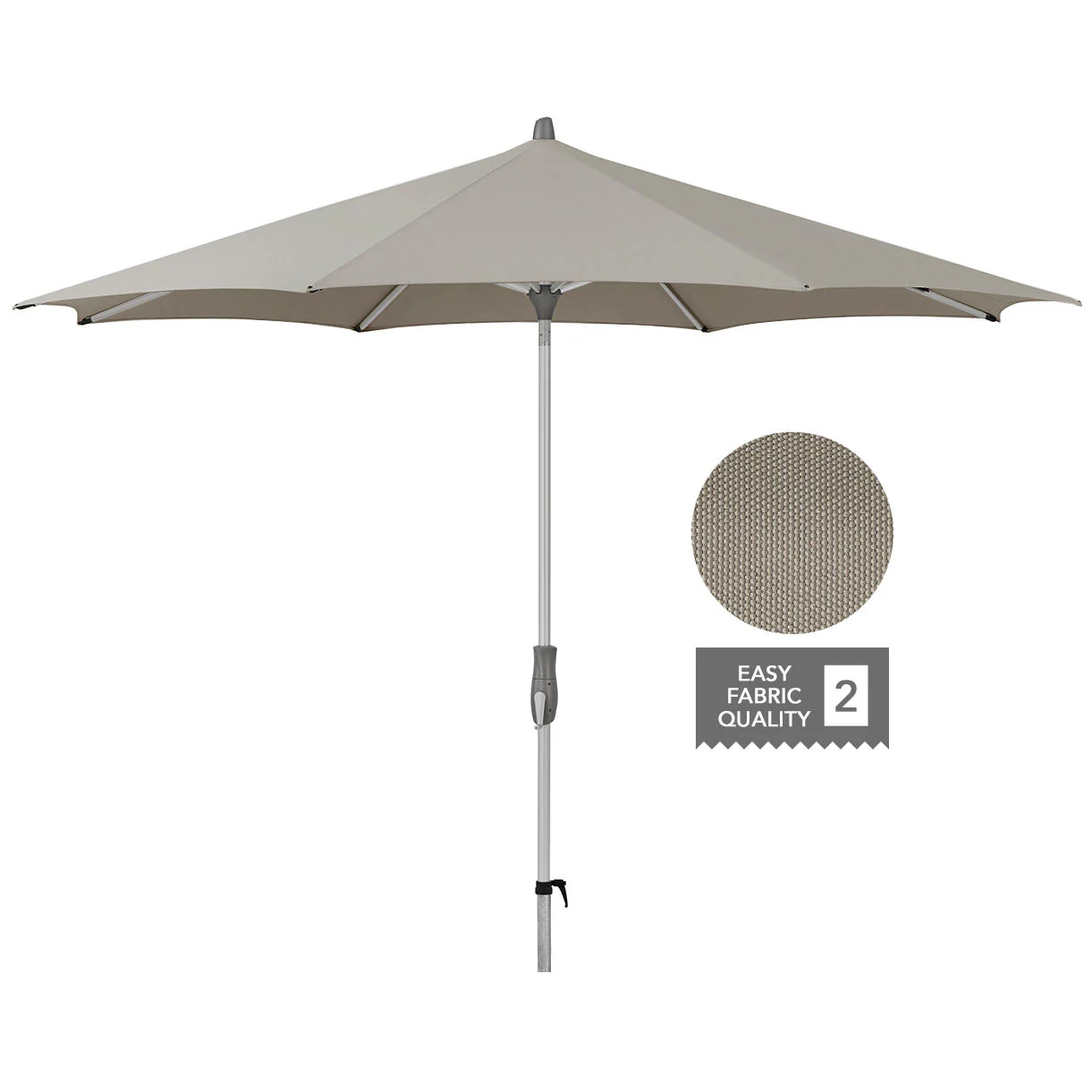 AluTwist Round Centre Pole Parasols - Image 23
