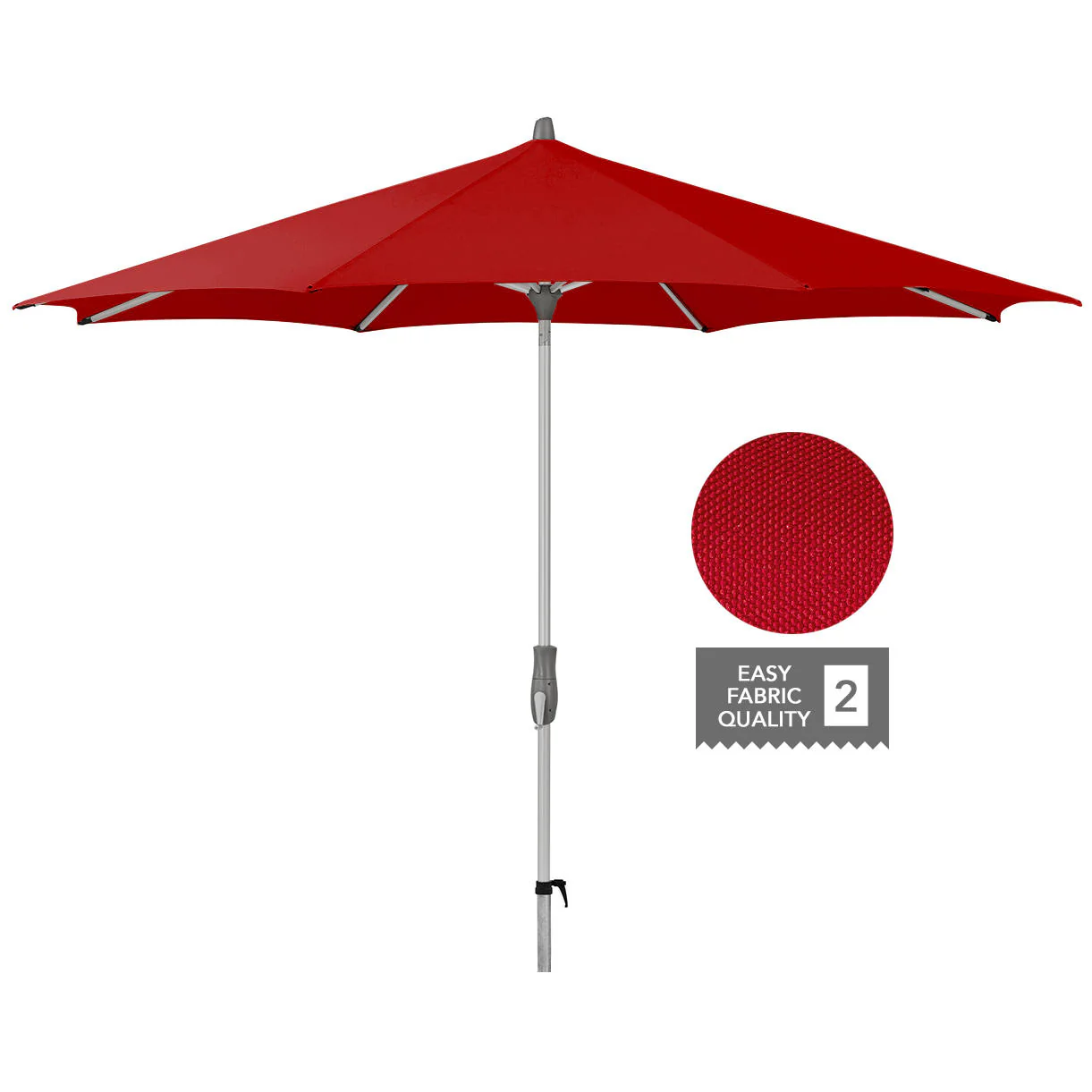 AluTwist Round Centre Pole Parasols - Image 24