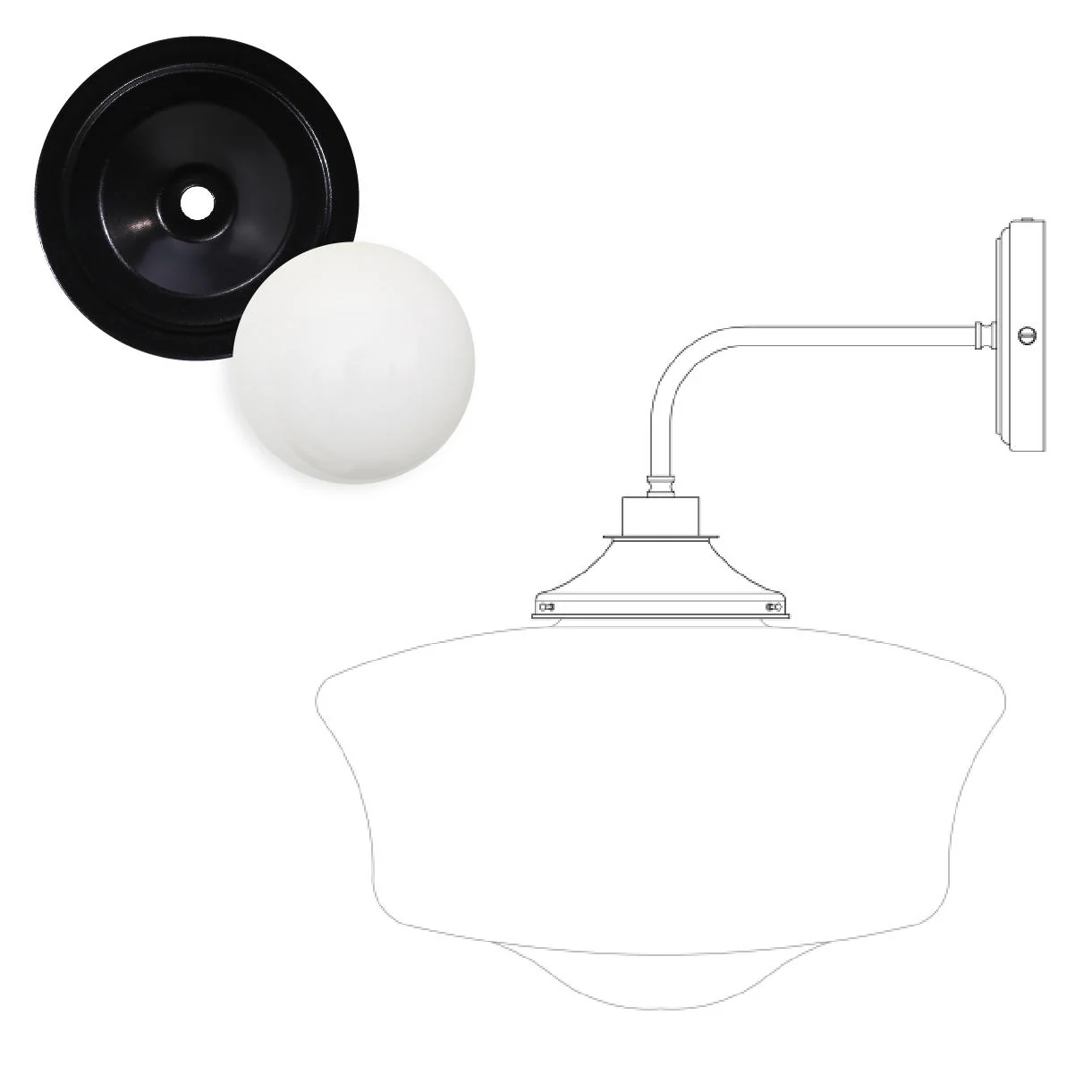 Anath Outdoor Wall Light - Image 7