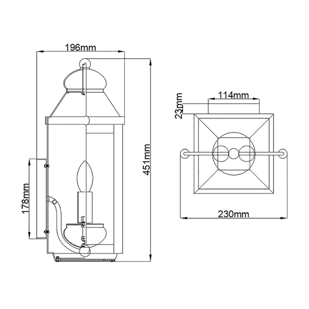 Anchorage Outdoor Wall Lanterns - Image 4