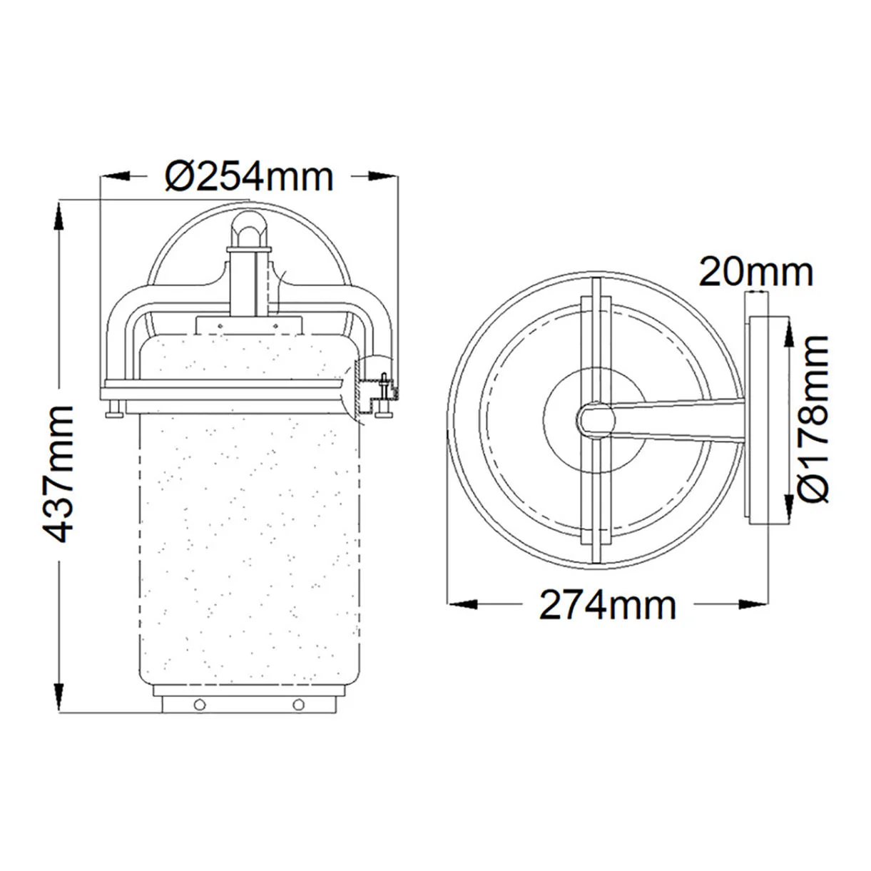 Andover Outdoor Wall Lanterns - Image 6