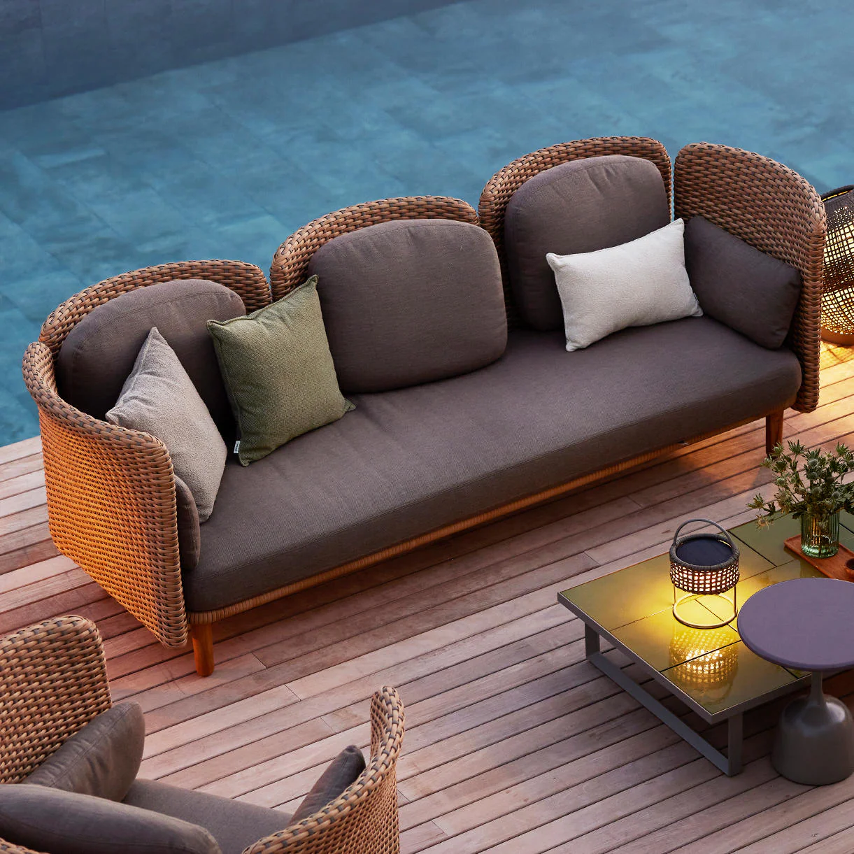 Arch Triple Outdoor Modular Seating - Image 3