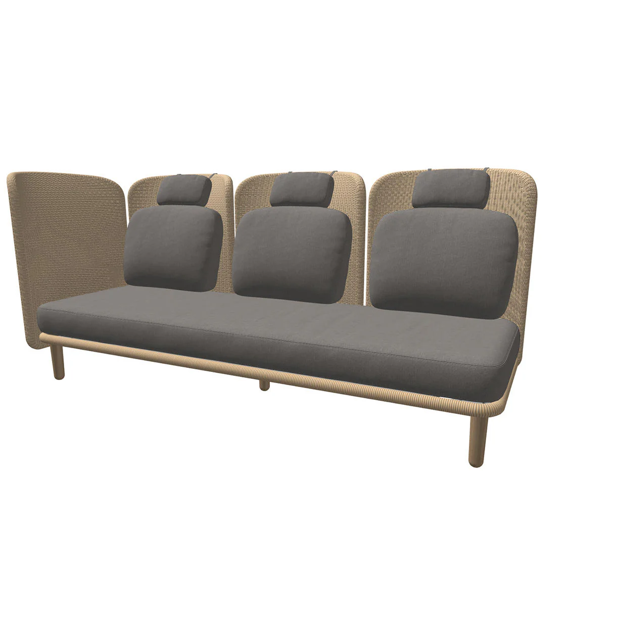 Arch Triple Outdoor Modular Seating - Image 37