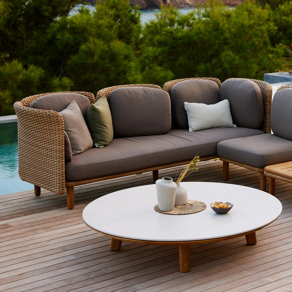 Arch Triple Outdoor Modular Seating - Image 4