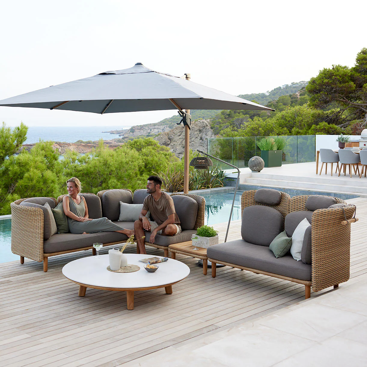 Arch Triple Outdoor Modular Seating - Image 5