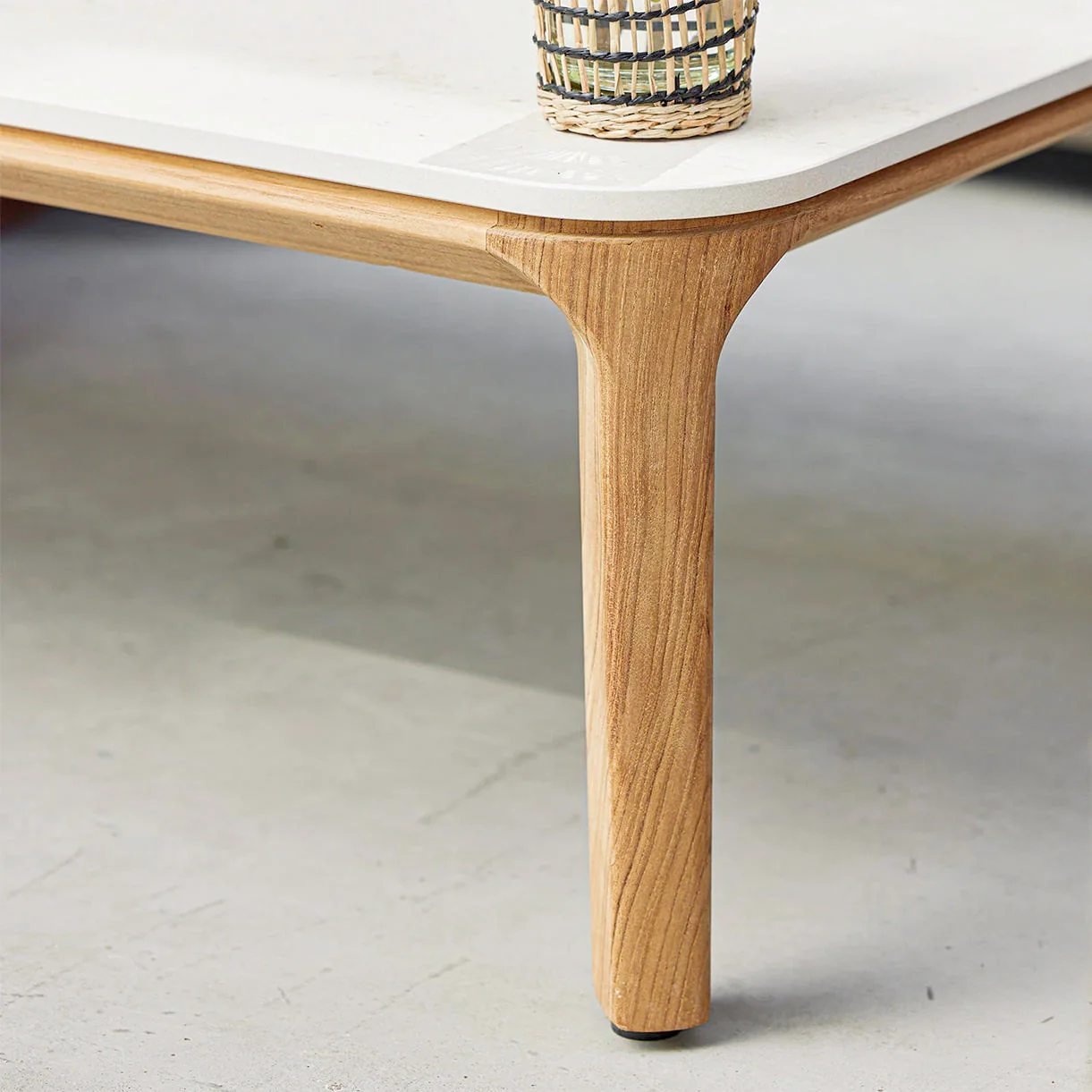 Aspect Rectangular Teak Coffee Table - Image 4