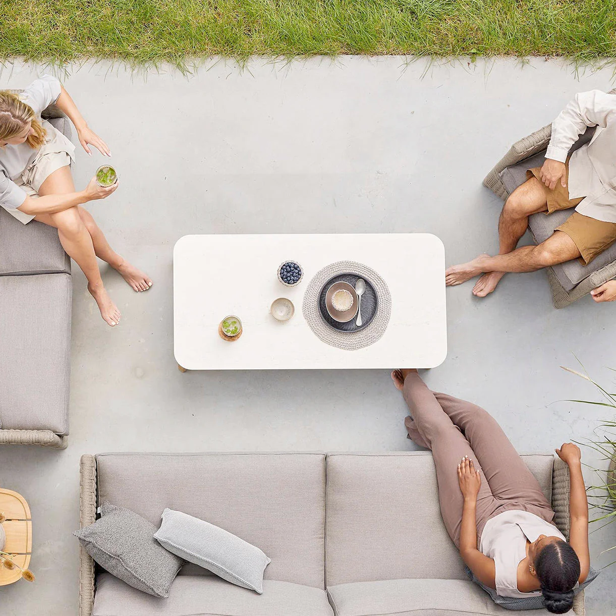 Aspect Rectangular Teak Coffee Table - Image 5