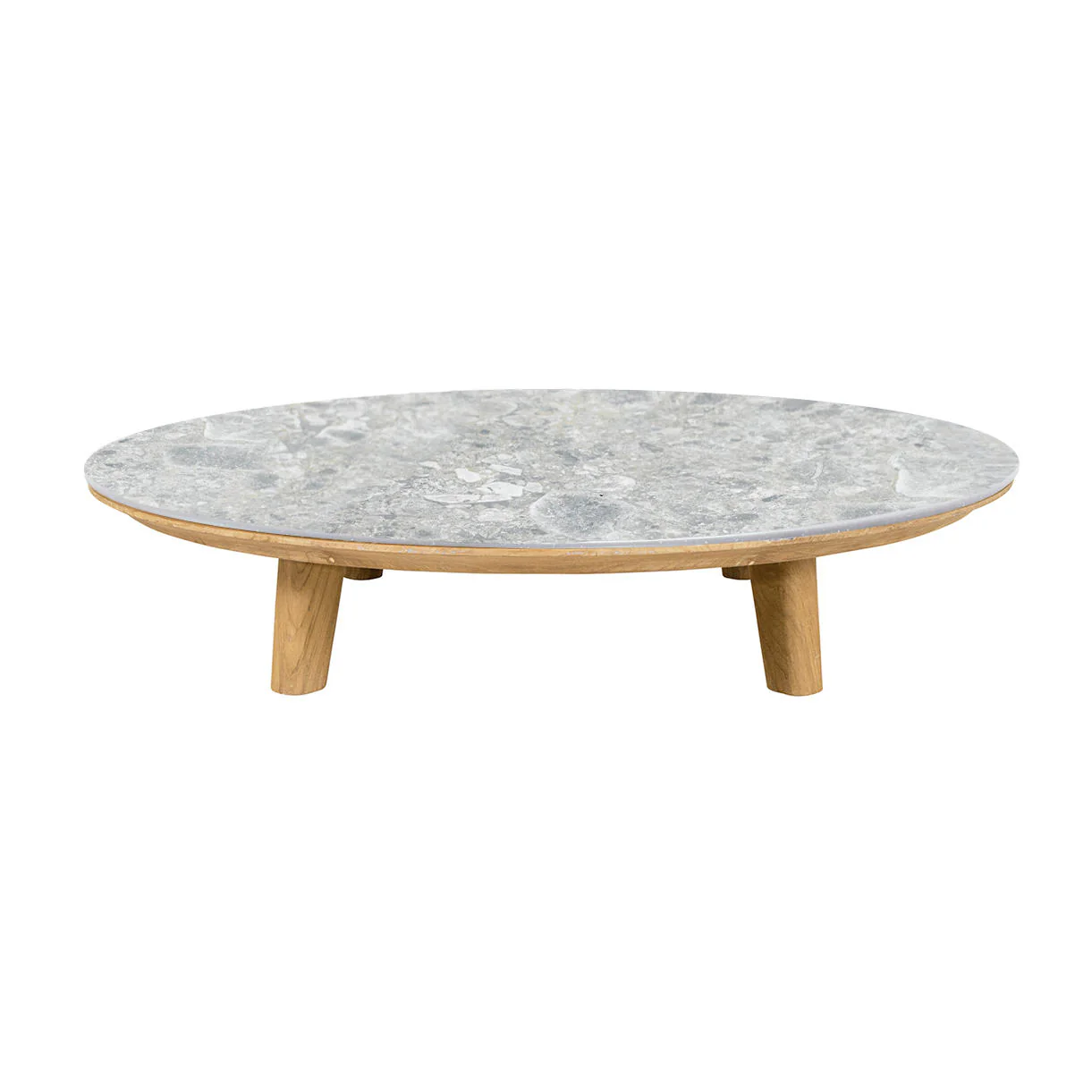 Aspect Round Teak Coffee Table - Image 10