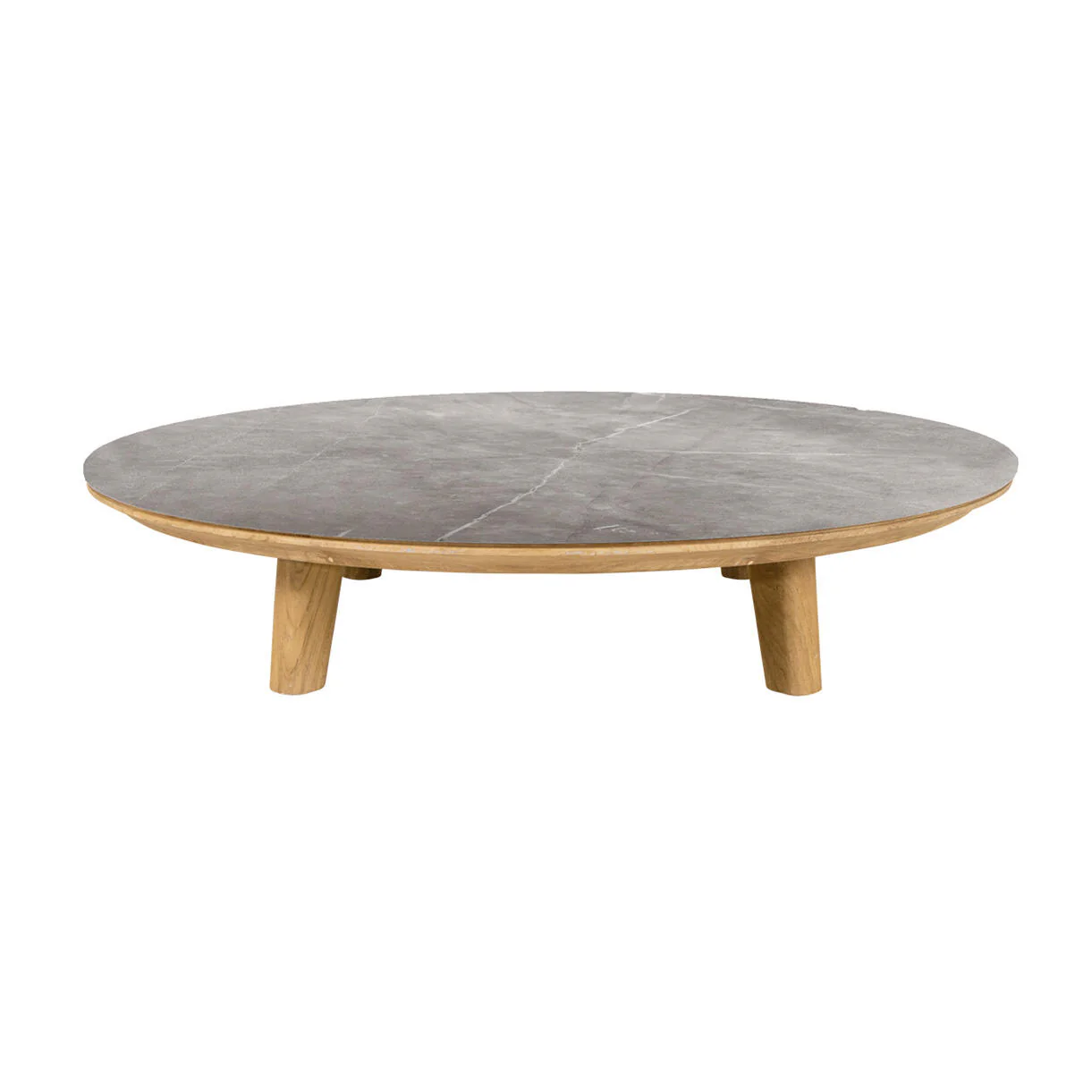 Aspect Round Teak Coffee Table - Image 11