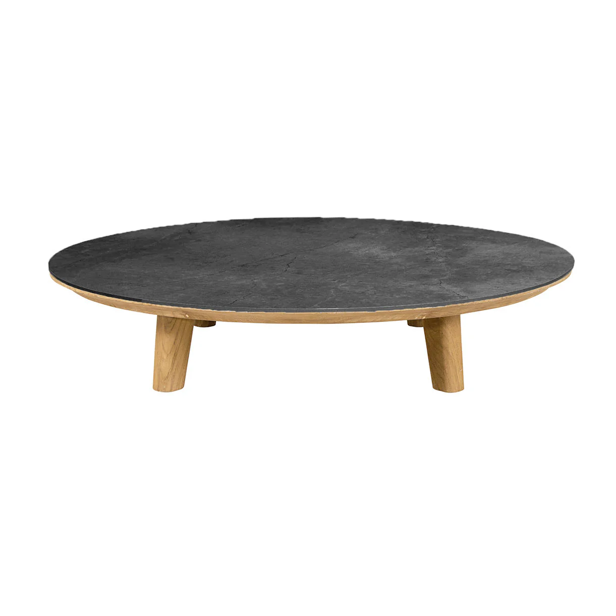 Aspect Round Teak Coffee Table - Image 5