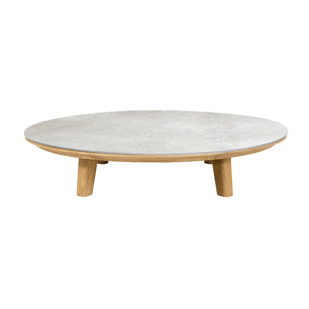 Aspect Round Teak Coffee Table - Image 6