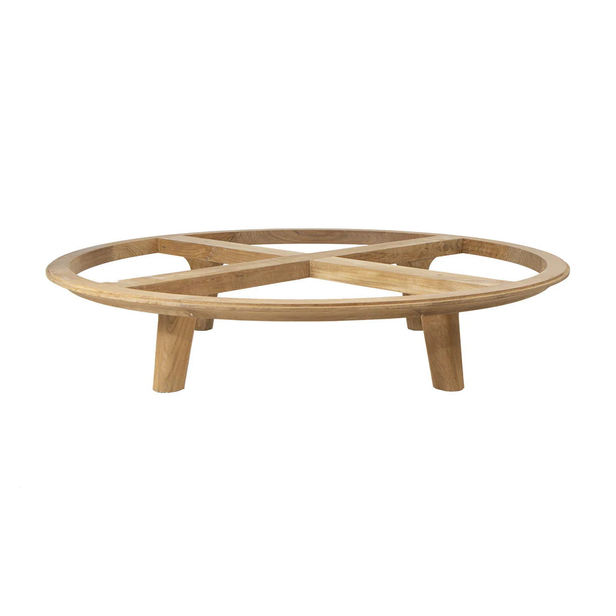 Aspect Round Teak Coffee Table - Image 8