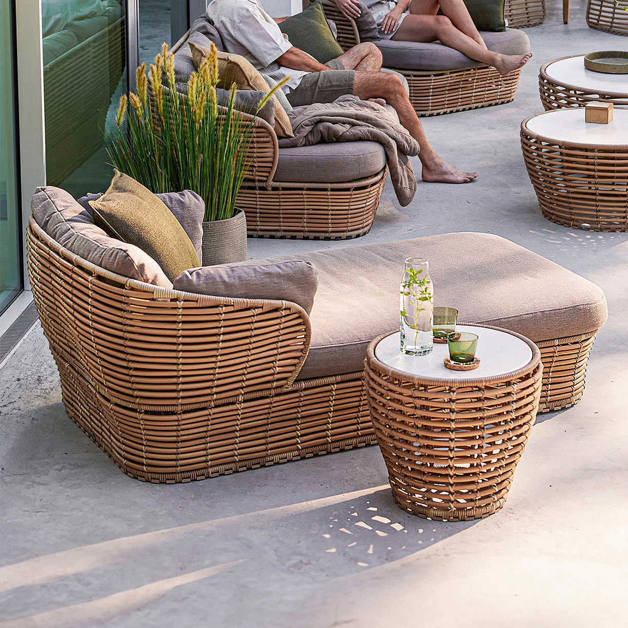 Basket Outdoor Daybeds with Cushion - Image 4