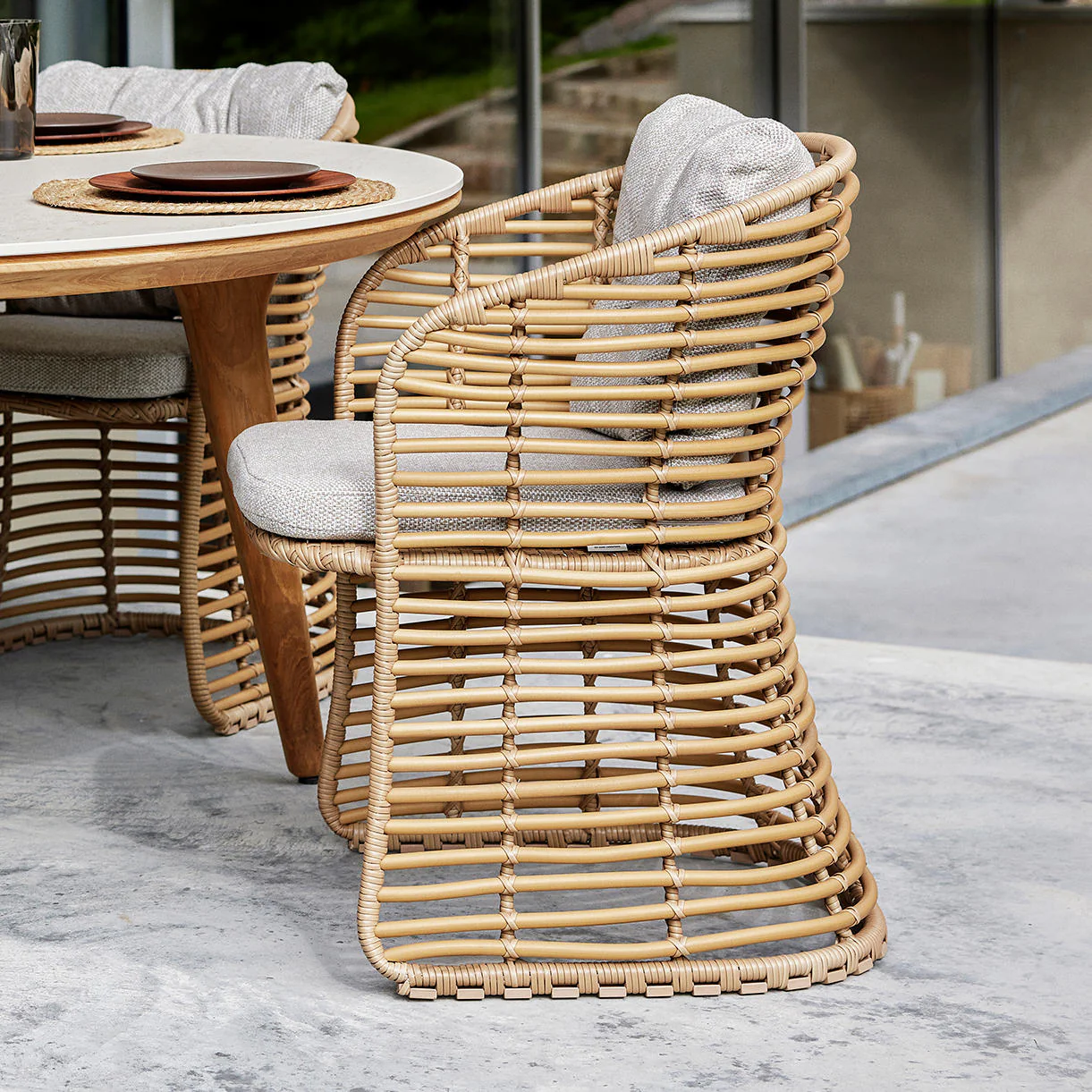 Basket Outdoor Dining Chair
