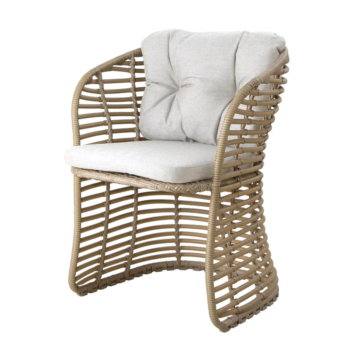 Basket Outdoor Dining Chair - Image 6