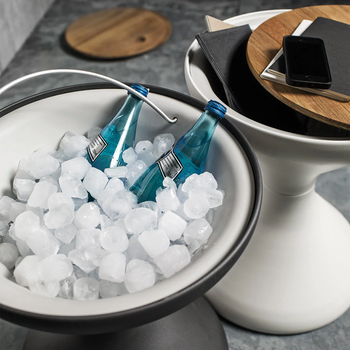 Bells Side Table Ice Bucket Insert