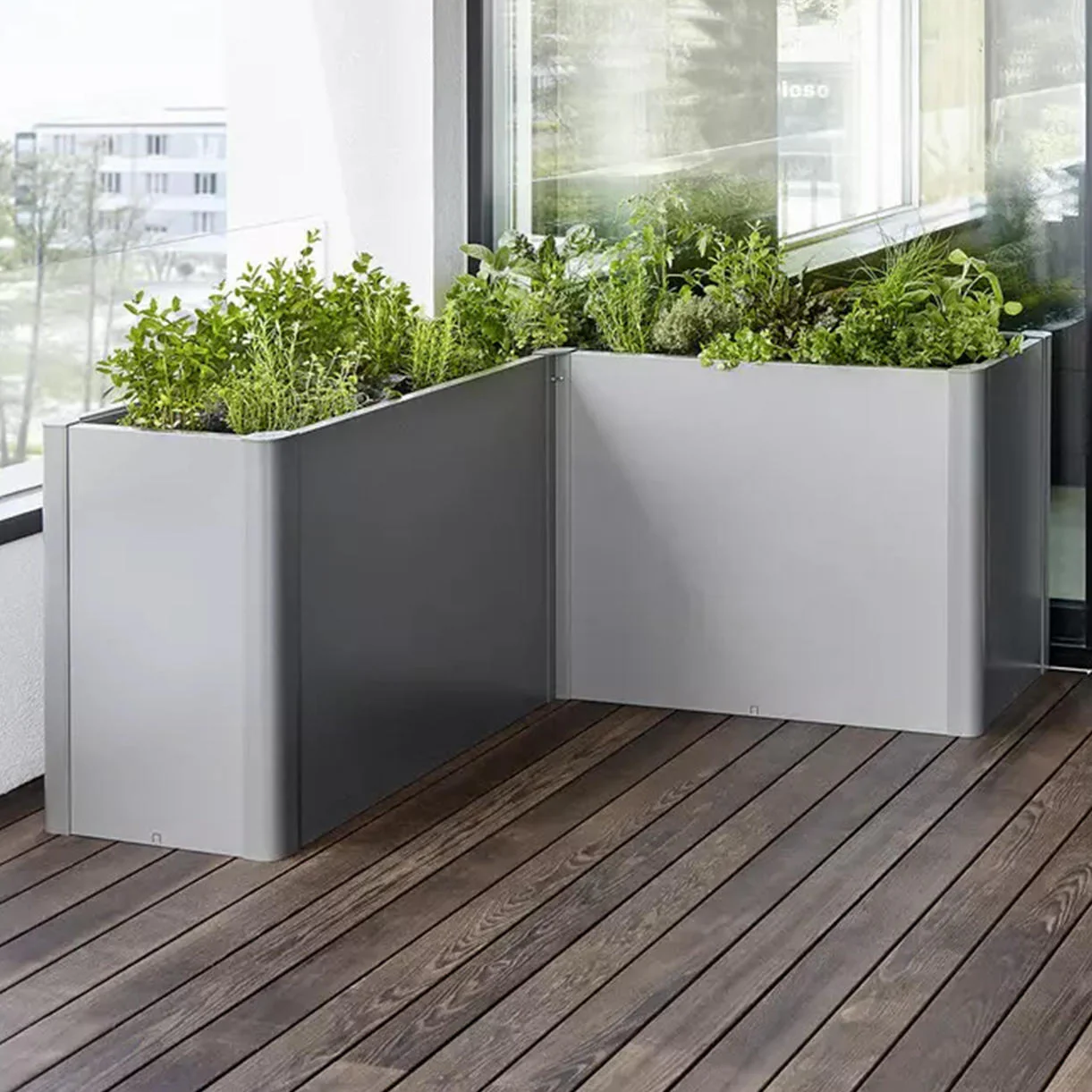 Belvedere L-Shaped Planting Beds
