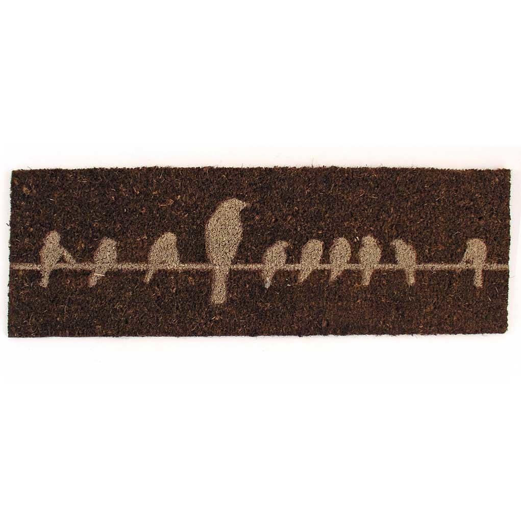 Birds on Wire Coir Doormat - Image 3