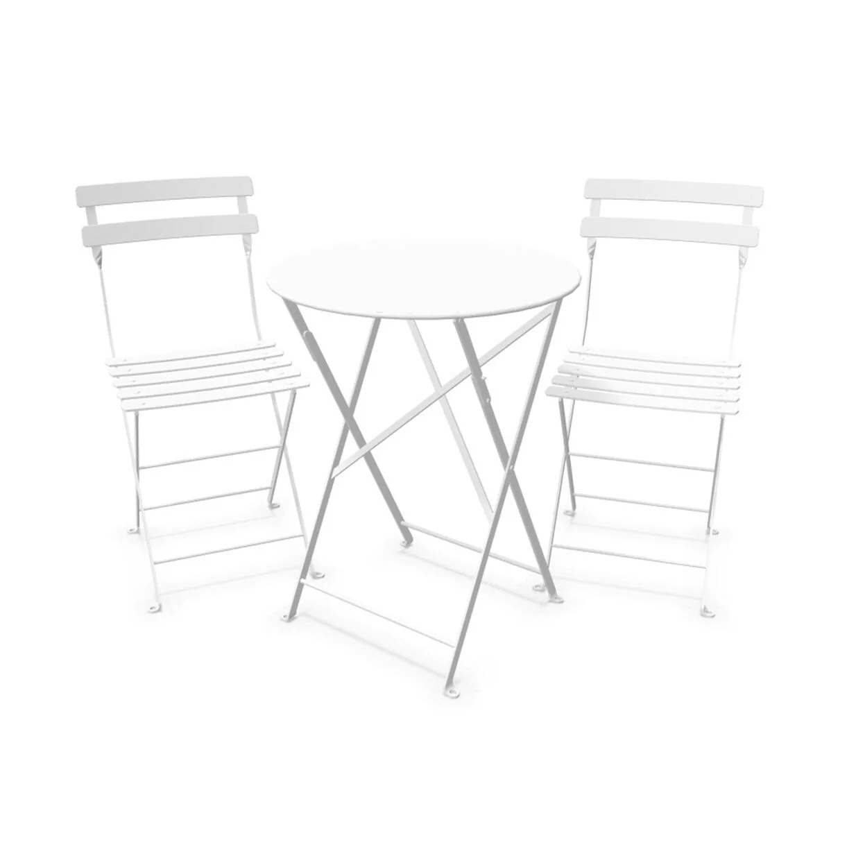 Bistro 60cm Table + 2 Chair Set - Image 2