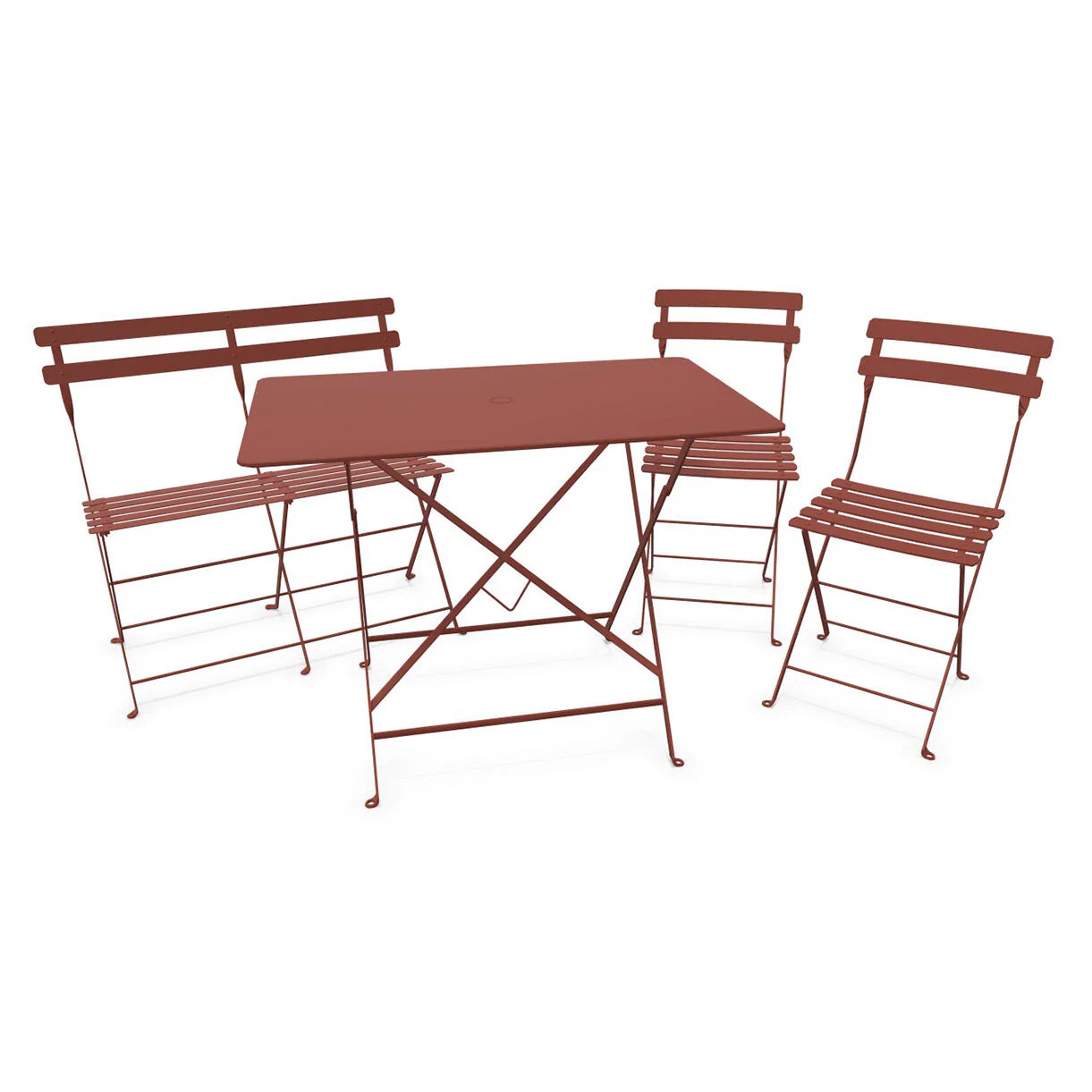 Bistro Dining Table + Bench +2 Chair Set - Image 13