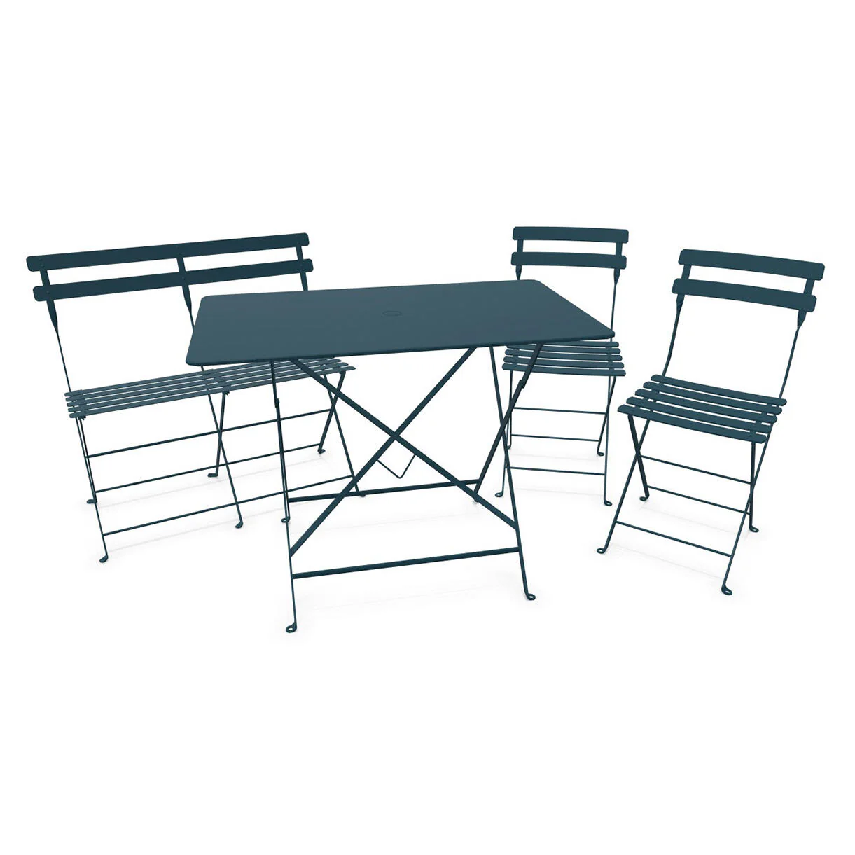 Bistro Dining Table + Bench +2 Chair Set - Image 14