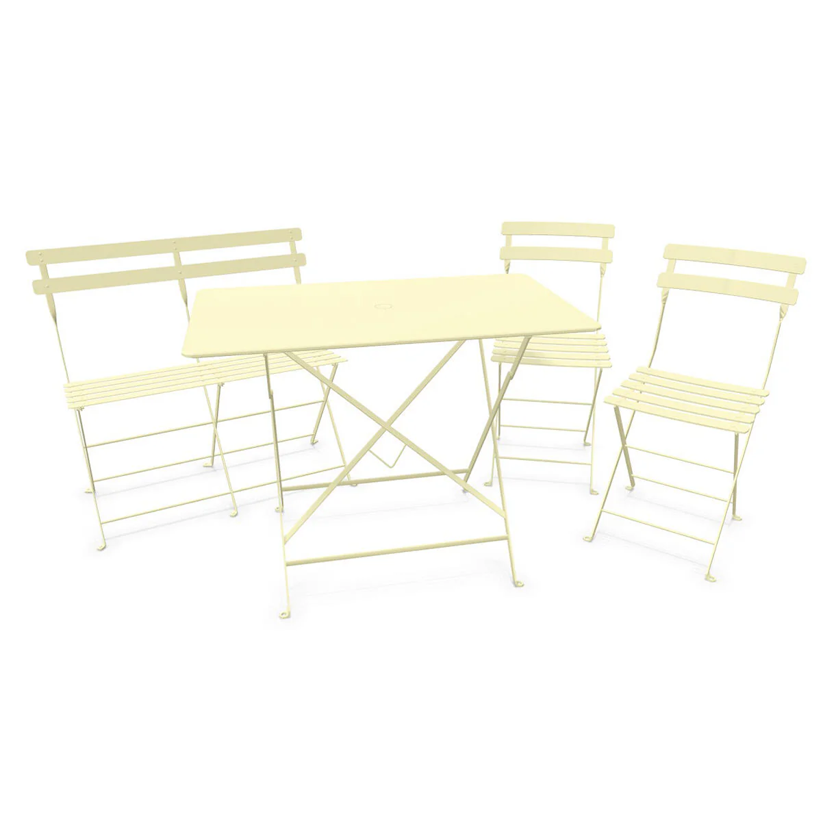 Bistro Dining Table + Bench +2 Chair Set - Image 15