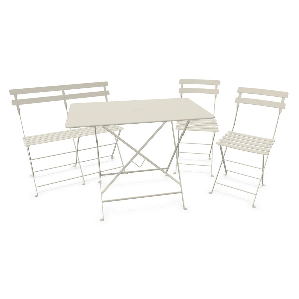 Bistro Dining Table + Bench +2 Chair Set - Image 16