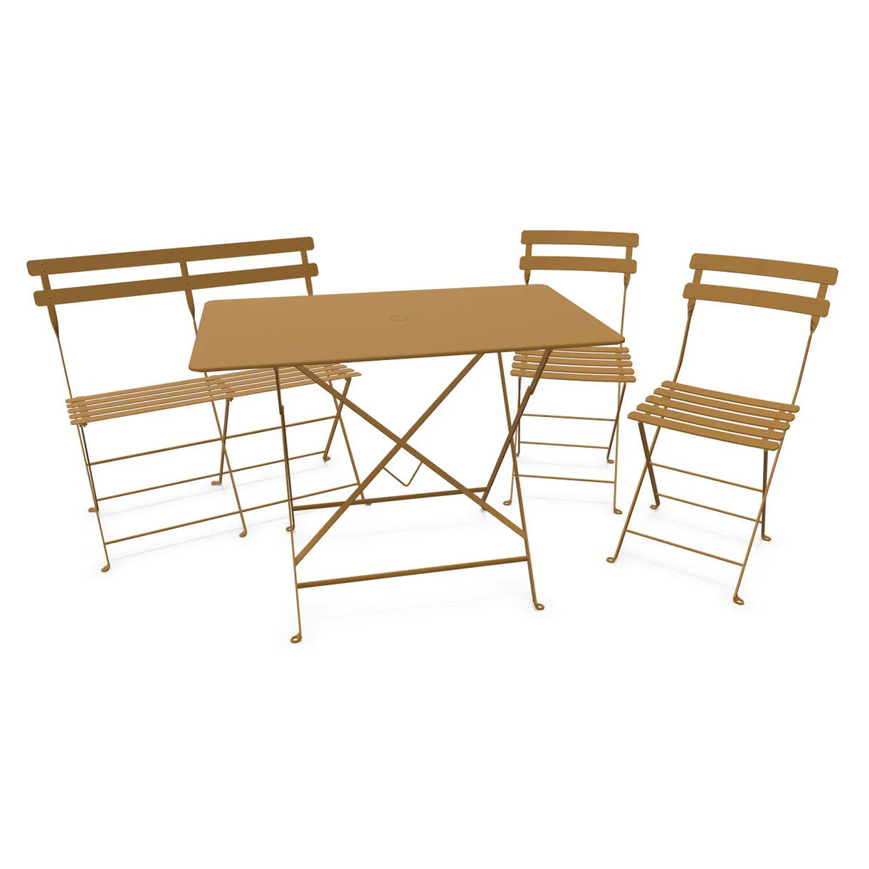 Bistro Dining Table + Bench +2 Chair Set - Image 21