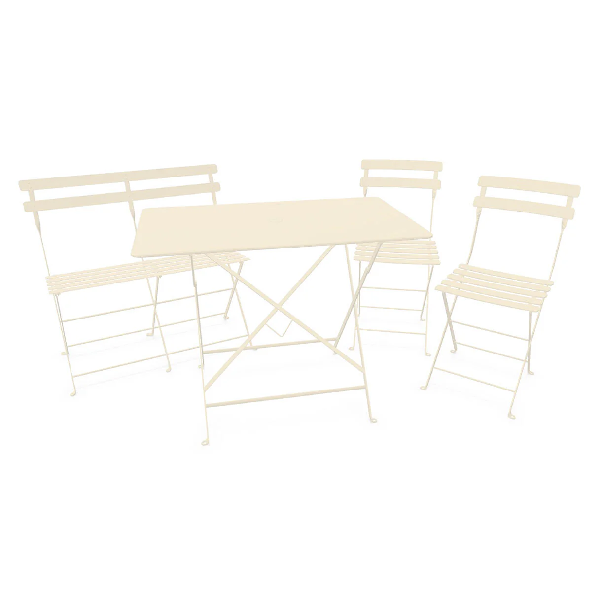 Bistro Dining Table + Bench +2 Chair Set - Image 26